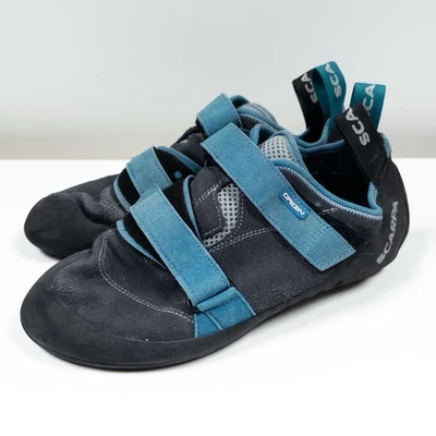 Sapatos de Escalada Scarpa Origin Masculino 11.5 UE 45 Azul Cinza Alça Fabricado na Itália - Imagem 1 de 4