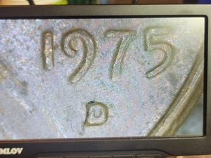 1975 D Lincoln Penny DDO In The Date "7" See Photos Free Shipping - Picture 1 of 5