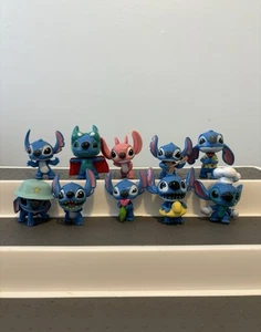 Lilo and stitch figures bundle of 10 great condition angel - Picture 1 of 6