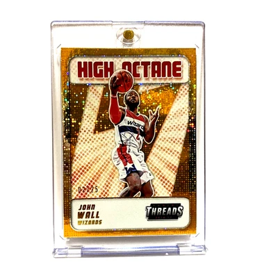 2016-17 Panini Threads #22 John Wall High Octane Orange /25 Jersey #2/25 SP 1:1 - Image 1 of 4