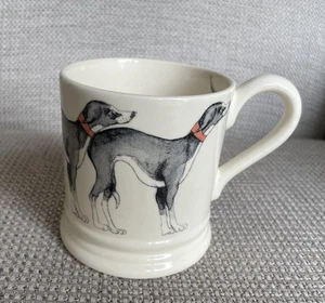 Emma Bridgewater 1/2 Pint Windhund Becher. Hunde selten frühes Design - Bild 1 von 8