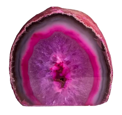 ACHATGEODE AMETHYST  DRUSE KRISTALL EDELSTEIN ACHAT GEODE BERGKRISTALL QUARZ - Bild 1 von 3