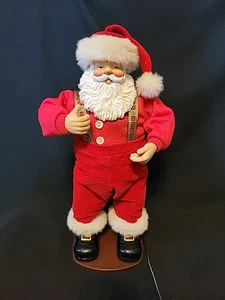 1998 Jingle Bell Rock Animated Dancing Santa Clause By Christmas Fantasy No Box - Picture 1 of 6