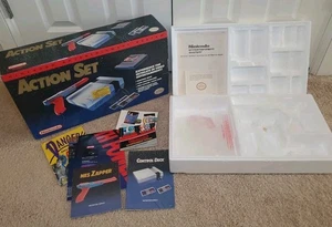 Original Nintendo Nes Action Set Konsole Box, Styroporeinsatz, & nur Papiere - Bild 1 von 22