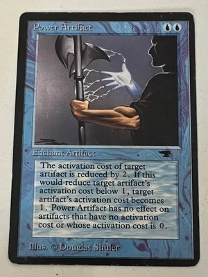 Magic the Gathering MTG Antiquities Power Artifact MP  (Beta Bob) - Image 1 of 2