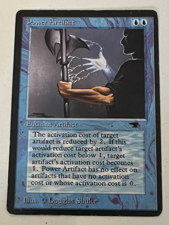 Magic the Gathering MTG Antiquities Power Artifact MP  (Beta Bob) - Image 1 of 2
