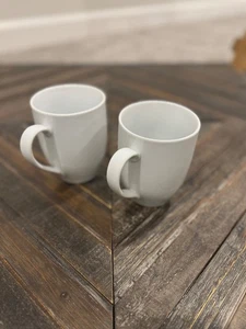 Pottery Barn Great White Collection Set of 2 Coffee Mugs - Picture 1 of 5