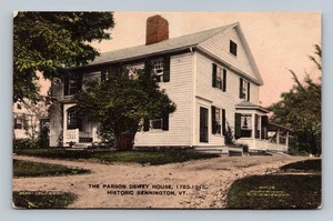 Vintage Parson Dewey House Postcard Historic Bennington Vermont - Picture 1 of 2
