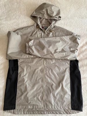 Kenpo Men’s  Lined Rain Windbreaker Full Zip Jacket Beige With Black Size Large - Image 1 of 4
