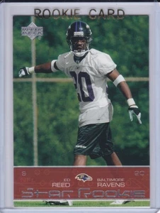 ED REED ROOKIE CARD Baltimore Ravens Football Edward 2002 UPPER DECK STAR RC! - Picture 1 of 2