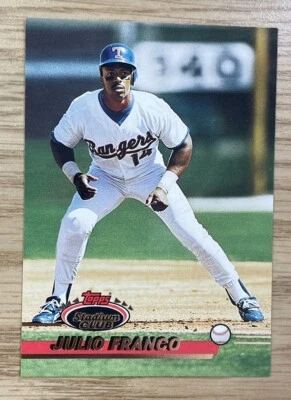 1993 Topps Stadium Club - Julio Franco #651 - Image 1 of 2