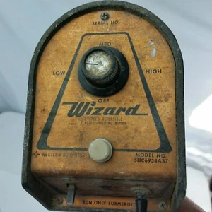 Vintage Western Auto Wizard Trolling Motor  Fishing Decor Model shc6954a37 - Picture 1 of 12