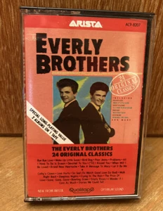 The Everly Brothers - 24 Original Classics - 2 Albums on 1 Cassette Tape Tested - Picture 1 of 1