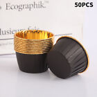 50PCS Thickened Muffin Cupcake Liner Gold Cake Wrappers Baking Cup Tray Case