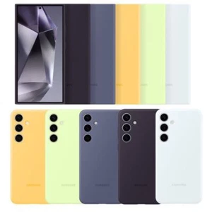 Original Liquid Silicone Case fr Samsung Galaxy S24 Ultra Plus Silky Touch Cover - Picture 1 of 34