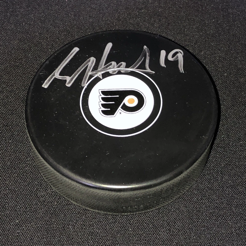 Disco de hockey All Star firmado por Scott Hartnell con logotipo de Philadelphia Flyers Foto 1 de 1