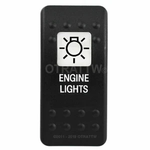 OTRATTW Carling Technologies Contura II Rocker only, ENGINE LIGHTS, WHITE LENS - Picture 1 of 2