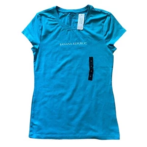 Banana Republic T-Shirt Mädchen Größe Small Türkis Neu mit Etikett - Bild 1 von 8