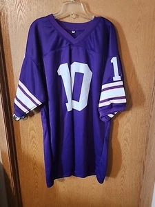 Minnesota Vikings #10 Tarkenton Jersey Style Shirt Adult X-Large - Picture 1 of 6