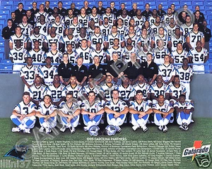 1995 CAROLINA PANTHERS FIRST INAUGURAL 8X10 TEAM PHOTO PICTURE - Picture 1 of 1