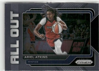 2023-24 Panini Prizm WNBA All Out Ariel Atkins Washington Mystics #15 Insert - Image 1 of 2