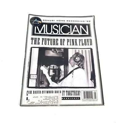 Vintage August 1992 Musician The Future of Pink Floyd Magazine Rock Band Ads - Image 1 of 4