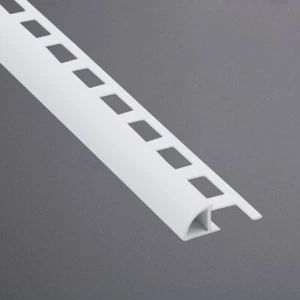 Fliesenschiene Viertelkreisprofil Rundprofil Profil Fliesenprofil PVC weiß weiss - Bild 1 von 2