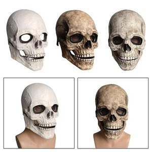 Masker met Bewegende Horror Latex Helm Eng Griezelig Hoofddeksels Helm voor - Picture 1 of 10