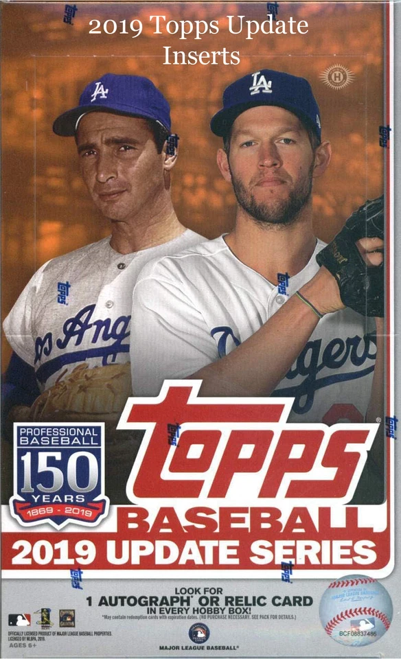 2019 Topps Update Inserts - Image 1 of 1