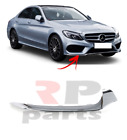 FOR MB C W205 AMG PACKAGE 14 - 19 NEW FRONT BUMPER SIDE PART CHROME TRIM RIGHT