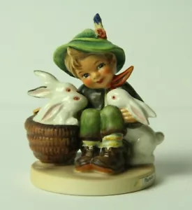 Goebel Hummel Playmates - #58 con scatola originale e certificato coniglietti alti 4" - Foto 1 di 9