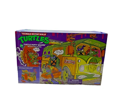 2021 Playmates Teenage Mutant Ninja Turtles - Turtle Party Wagon RETRO TMNT - Image 1 of 4