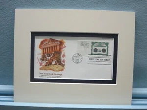 Wall Street and the New York Stock Exchange & First Day Cover of its stamp - Picture 1 of 1