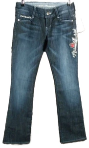 Guess Junior Teen Turbo Wash Bootcut Jeans Size 23 - Picture 1 of 10