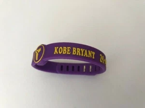 Kobe Bryant LAKERS Basketball Armband Silikon verstellbar Armband Gummi - Bild 1 von 3