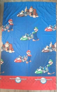 Nintendo Super Mario Kart Wii 2 Paneles Cortinas 2010 Mario Luigi Donkey Kong - Imagen 1 de 2