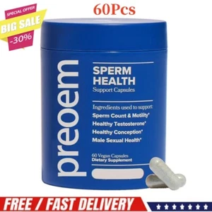 Male Sperm Health Capsules Sperm Health Support 60Pcs NEW - Bild 1 von 11