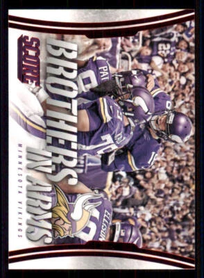 2014 Score Brothers In Arms Red #BA18 Matt Cassel/Matt Kalil/Rhett Ellison - Image 1 of 2