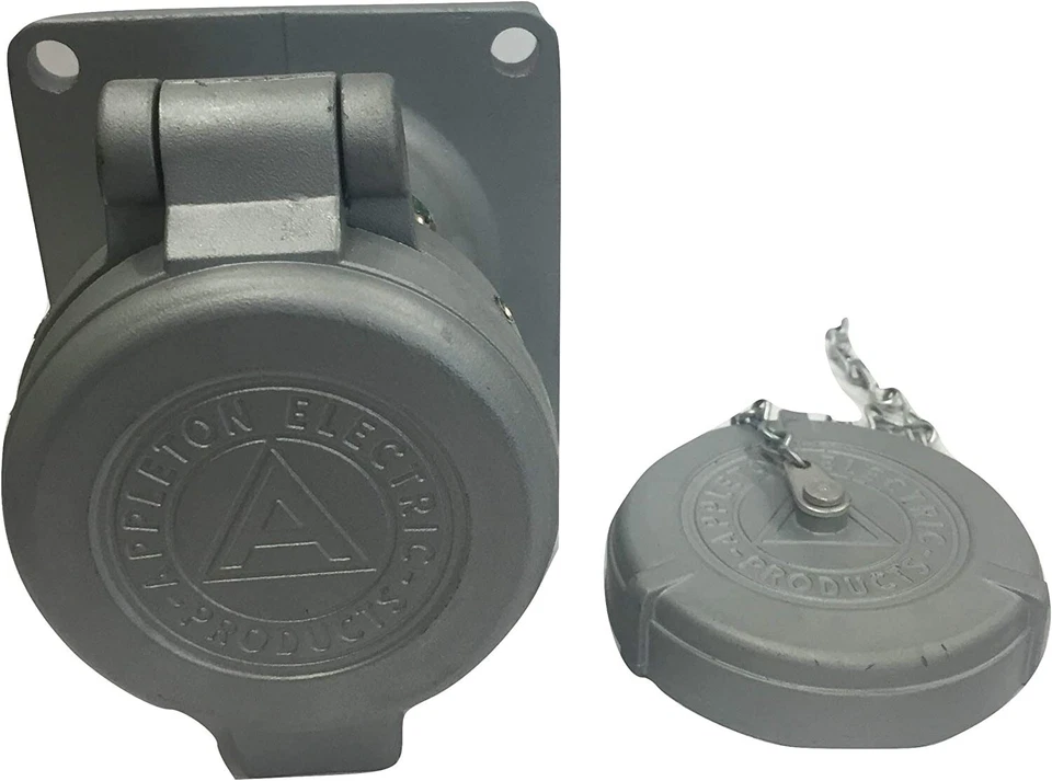 Appleton ADR6044 Powertite Recepticle Enclosure Type 3 4 4X 60A 600V PIN SLEEVE - Image 1 of 1