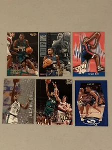 Grant Hill Basketball Karten Lot 16 NBA Detroit Pistons HOF Vintage Konvolut RC - Bild 1 von 24
