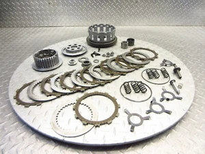 2007 07-08 Kawasaki ZX6R ZX6 Ninja ZX600P Clutch Basket Inner Outer Plates Lot - Picture 1 of 11