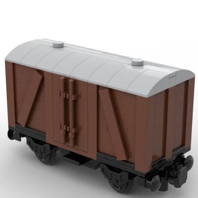 ZITIANYOUBUILD MOC-78696 7 Stud Wide Old Style Box Car 2 Axis Train 314 Pieces - Image 1 of 3