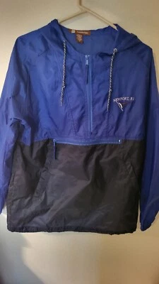 Jaqueta Harriton Adulto M Embalável Nylon 100% Nylon Cordão Capuz Nova Porta RI - Imagem 1 de 4