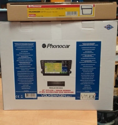 Phonocar VM106 SINTO DVD ALTO 2 DIN 8" VW GOLF 7 (kit + mascherina) - Immagine 1 di 3