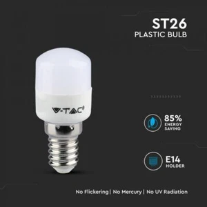 LED T26 Birne E14 Basis mit Samsung Chip 180Lm 2W kühl/natürlich/warm weiß von V-TAC - Bild 1 von 6