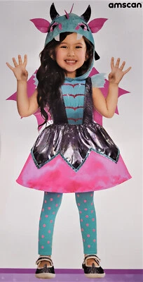 Amscan Mädchen Drachen Kostüm Little Mystic Dragon Karneval Fasching
