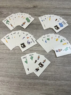 Juego de Mesa RISK 1993 Repuesto 44 Cartas de Juego Piezas ¡Completo! Foto 1 de 4