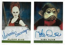 Star Wars Evolution -  Autograph Card Selection NM  Topps