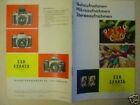 Camera Brochure Exa Exakta Varex Gdr 1965