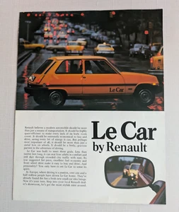 Oldtimer Le Car von Renault Print Werbung Automobil - Bild 1 von 3